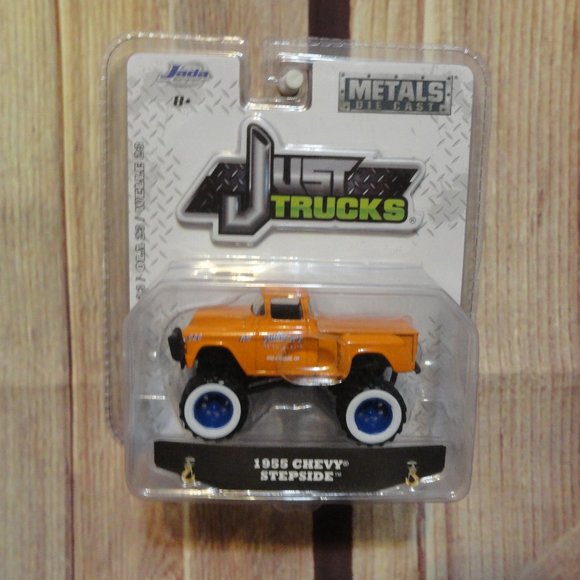 Jada Metals 55 Chevy Stepside BIg tires NIP truck~2019 edition~Detailed~ - Picture 1 of 5